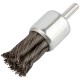 Корщетка-венчик, со штифтом, стальная витая проволока 28 мм FIT IT