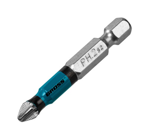 Набор бит PH2 х 50, сталь S2, 10 шт. Gross