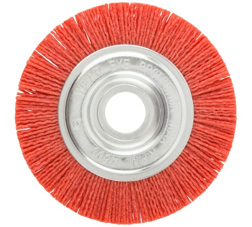 Корщетка-колесо нейлоновая, посадочный диаметр 22,2 мм, Профи 125 мм FIT IT