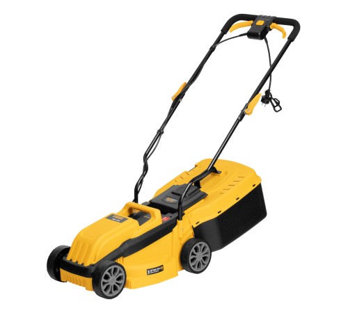 Газонокосилка электрическая GMC-1200, шир.,32см, 1200 Вт, 3 уров., травосб. 30 л Denzel