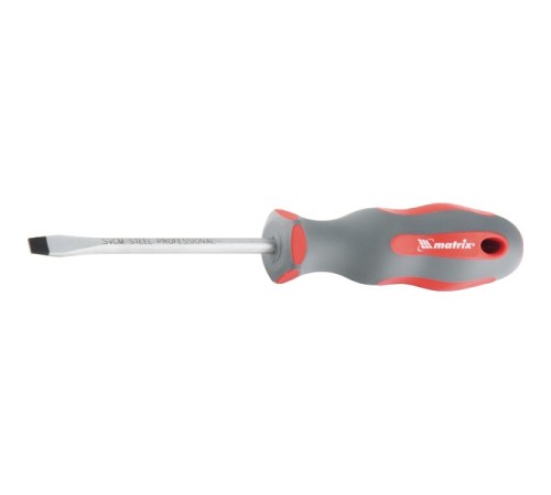 Отвертка Profi, SL6.5 х 200 мм, SVСM, двухкомпонентная рукоятка Matrix Отвертка Profi, SL6.5 х 200 мм, SVСM, двухкомпонентная рукоятка Matrix