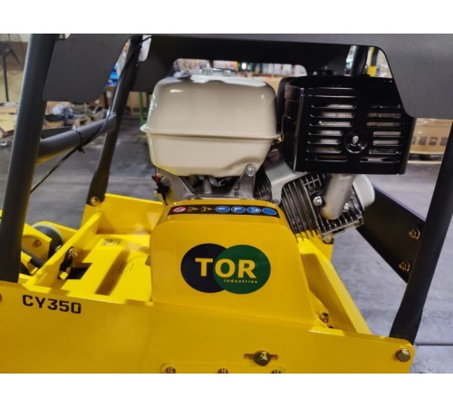 Виброплита реверсивная гидравлическая 
TOR CY-350 (Honda)