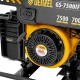 Генератор инверторный GS-7500iFEA, 7,5 кВт, 230 В, открытый корпус, электростартер, ATS DENZEL