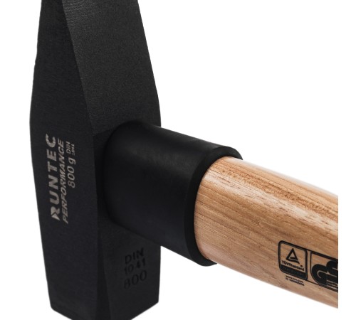 RUNTEC RT-PHC018 Молоток слесарный RUNTEC с рукояткой из дерева гикори, 800 г
