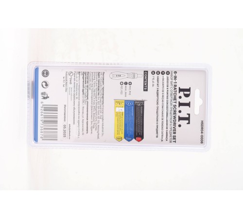 Набор бит с рукояткой P.I.T. ADVANCE HSDR04-0006