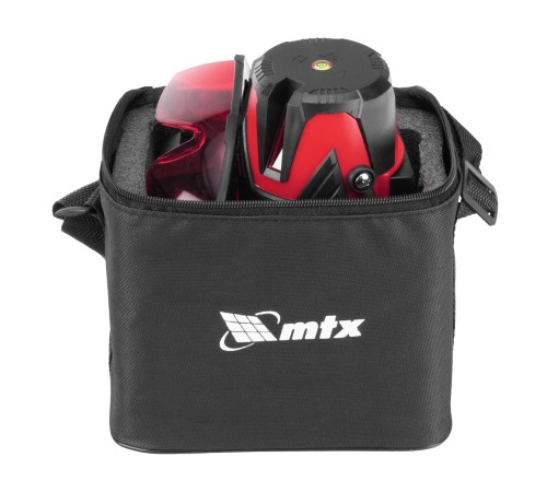 Лазерный уровень MXL RED, 30 м, красный луч, акк. Li 2400 mAh, сумка, резьба 5/8" MTX Лазерный уровень MXL RED, 30 м, красный луч, акк. Li 2400 mAh, сумка, резьба 5/8" MTX