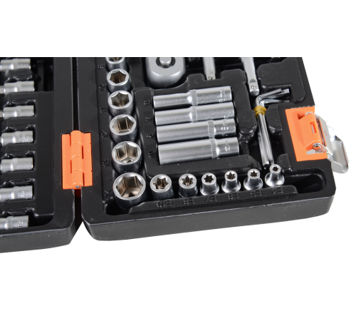 Набор инструментов, 1/4", CrV, пластиковый кейс 57 предметов Вихрь Набор инструментов, 1/4", CrV, пластиковый кейс 57 предметов Вихрь