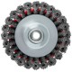 Корщетка-чашка, гайка М14, стальная витая проволока 125 мм FIT IT