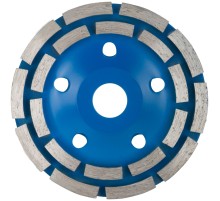 Диск алмазный шлифовальный, посадочный диаметр 22,2 мм, два ряда сегментов 125 мм MOS