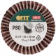 Диск лепестковый для дрели радиальный  30х20х6 мм   Р 80 FIT IT