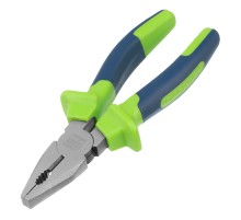 Плоскогубцы комбинированные, 180 мм, двухкомпонентные рукоятки Сибртех