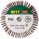 Диск лепестковый для дрели радиальный  50х20х6 мм   Р 60 FIT IT