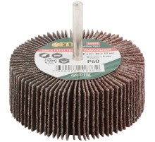 Диск лепестковый для дрели радиальный  80х30х6 мм   Р 60 FIT IT Диск лепестковый для дрели радиальный  80х30х6 мм   Р 60 FIT IT