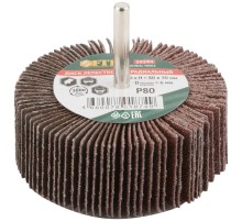 Диск лепестковый для дрели радиальный  80х30х6 мм   Р 80 FIT IT