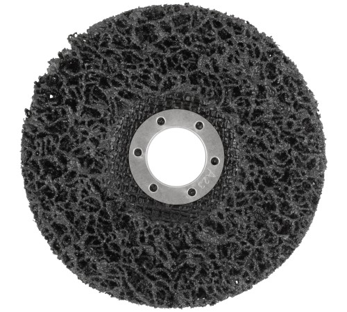 Диск зачистной полимерный, черный, посадочный диаметр 22,2 мм, 115 мм FIT IT