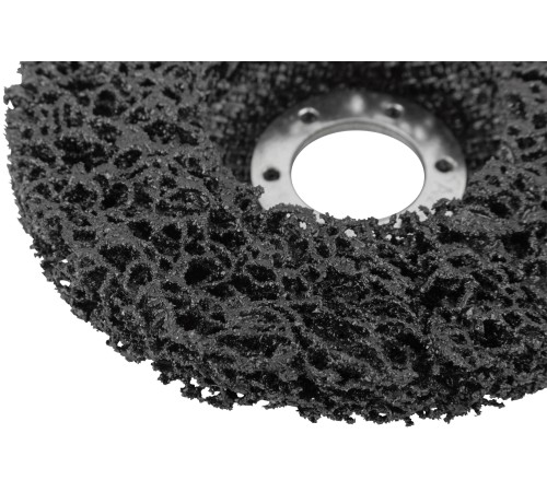 Диск зачистной полимерный, черный, посадочный диаметр 22,2 мм, 115 мм FIT IT