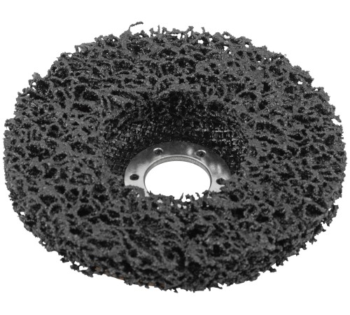 Диск зачистной полимерный, черный, посадочный диаметр 22,2 мм, 115 мм FIT IT