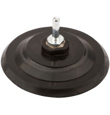 Диск шлифовальный с липучкой резиновый усиленный, гайка М14 + переходник для дрели, 125 мм FIT IT