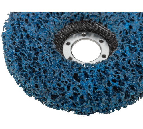 Диск зачистной полимерный 125 мм, синий, средней жесткости MOS