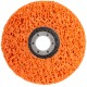 Диск зачистной полимерный 125 мм, оранжевый, очень жесткий MOS