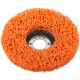 Диск зачистной полимерный 125 мм, оранжевый, очень жесткий MOS