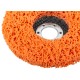 Диск зачистной полимерный 125 мм, оранжевый, очень жесткий MOS