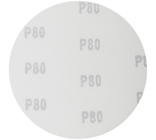 Круги шлифовальные сплошные (липучка), алюминий-оксидные, 125 мм, 5 шт.  Р 80 FIT IT