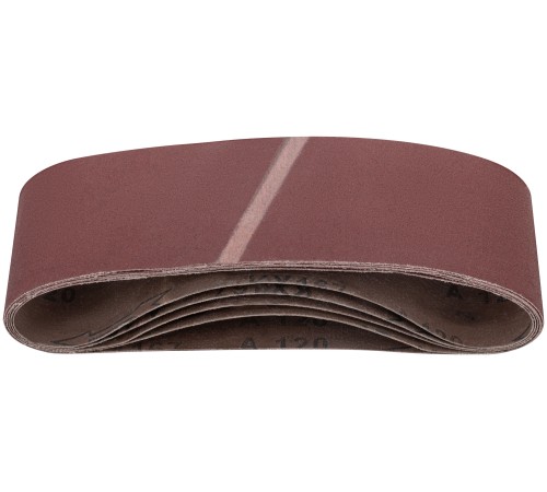 Ленты шлифовальные бесконечные, водостойкие, на тканевой основе, 5 шт., 75х533 мм Р 120 FIT IT