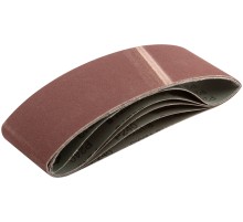 Ленты шлифовальные бесконечные, водостойкие, на тканевой основе, 5 шт., 75х533 мм Р 240 FIT IT