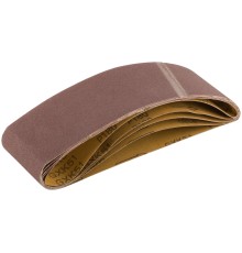 Ленты шлифовальные бесконечные, водостойкие, на тканевой основе, 5 шт., 75х533 мм  Р 180 КУРС