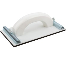 Терка для нажд.бумаги пластиковая с мет.прижимом 230х120 мм MOS