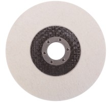 Круг полировальный войлочный для УШМ, сплошной 125 мм FIT IT