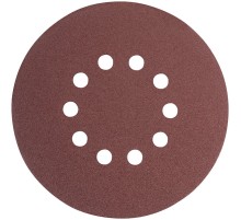 Круги шлифовальные с отверстиями (липучка), алюминий-оксидные, 225 мм, 5 шт. Р 320 FIT IT