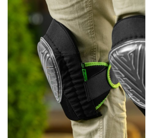 Наколенники с рифленой PVC накладкой, водонепроницаемые, вставка из EVA с гелевой подушкой// Сибртех