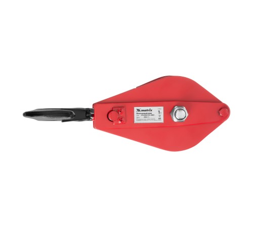 Блок монтажный с крюком, 1 т Matrix