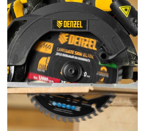 Пильный диск по ламинату ф160 х 20 мм, 48 зубьев Denzel