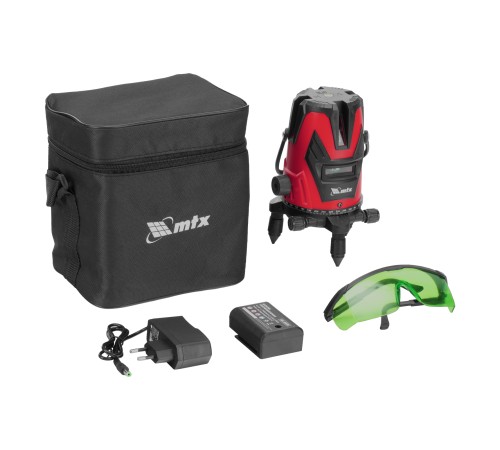 Лазерный уровень MFL GREEN, 30 м, зеленый луч, акк. Li 2400 mAh, сумка, резьба 5/8" MTX