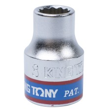 Головка торцевая стандартная двенадцатигранная 3/8", 8 мм KING TONY 333008M