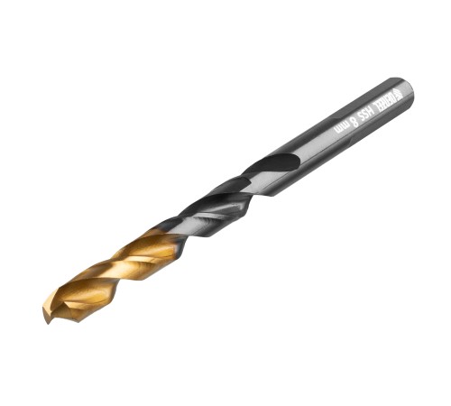 Сверло по металлу, 8 мм, HSS-Tin, Golden Tip, 8 шт. Denzel