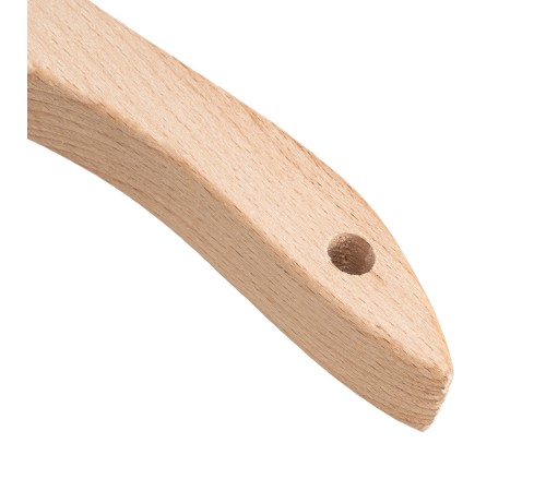 Щетка зачистная 3-х рядная, прямая проволока из нержавеющей стали с деревянной ручкой, EFP// Denzel