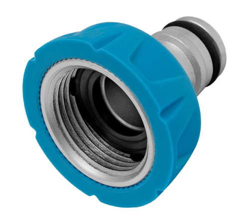 Адаптер штуцерный с внутренней резьбой 3/4", алюминий, TPR, LUXE Palisad Адаптер штуцерный с внутренней резьбой 3/4", алюминий, TPR, LUXE Palisad