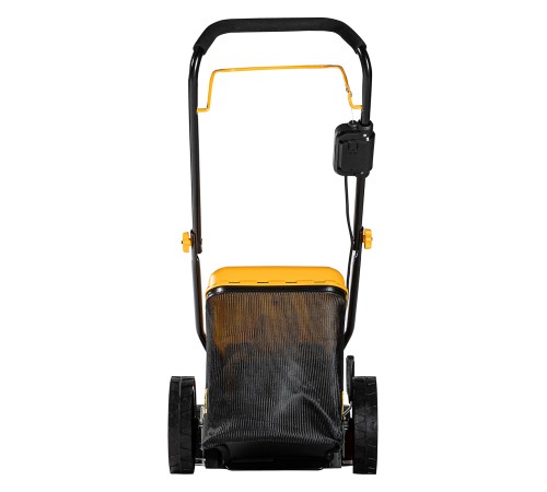 Газонокосилка аккумуляторная бесщеточная RLM450-36, Li-ion, 36 В, 4 Ач, 450 мм, травосборник 40 л Denzel