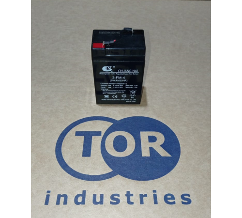 Аккумулятор для тележки WH-25ES 6V/1Ah свинцово-кислотный (WET battery) Аккумулятор для тележки WH-25ES 6V/1Ah свинцово-кислотный (WET battery)