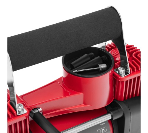 Компрессор автомобильный C-65, 12 В, 10 атм., 65 л/мин MTX