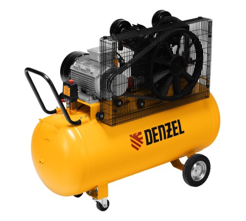 Компрессор воздушный рем. привод BCV 5500-T/200, 5,5 кВт, 200 литров, 850 л/мин Denzel Компрессор воздушный рем. привод BCV 5500-T/200, 5,5 кВт, 200 литров, 850 л/мин Denzel