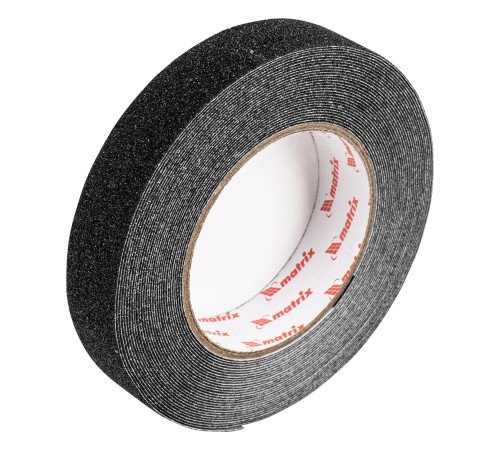 Лента клейкая противоскользящая, черная 25 мм x 10 м Matrix