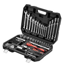 Набор инструментов 89 предметов, CrV 1/2", 1/4" MTX