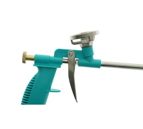 Пистолет для пены, пласт. корпус, железный курок, железный рег. винт, Sturm!