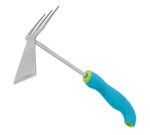 Мотыжка комбинированная, 70 х 290 мм, нержавеющая сталь, двухкомпонентная рукоятка, Premium Plus, Palisad