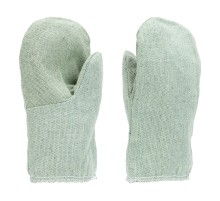 Рукавицы утепленные, брезентовые, огнеупорные, ватин, 2 размер Сибртех